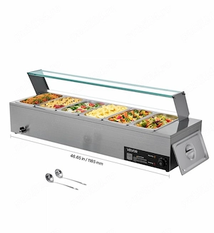 vand vitrina calda fast food 