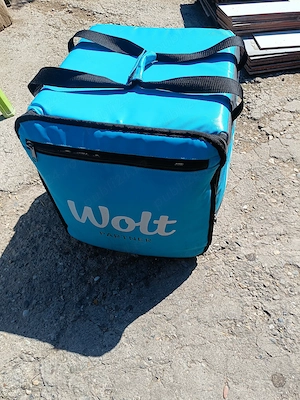 Geantă Wolt, cască bicicleta Wolt, KED GERMANY 