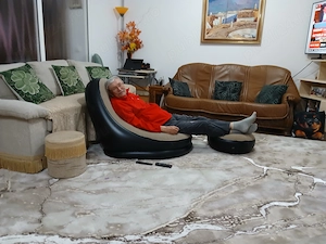 Vând fotoliu gonflabil nou, aspectuos, deosebit de comod