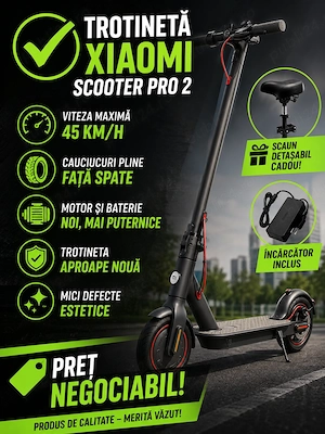 Trotinetă electrică Xiaomi schooter pro 2