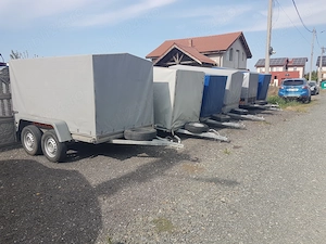 Remorci   Platforme auto 2000 kg  de închiriat 
