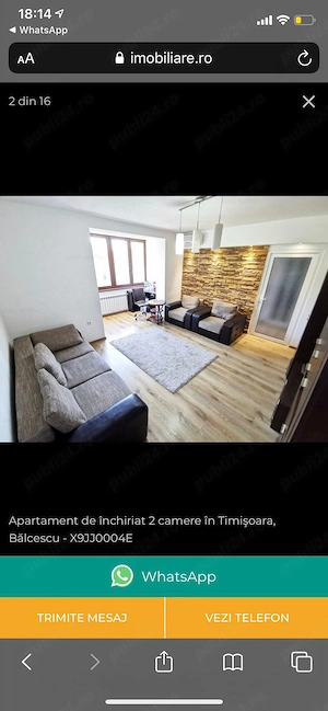 Apartament 2 camere Balcescu - imagine 9