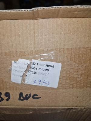 Cap termic imprimanta termica Gk420D, GX420D, ZP450, ZP550 203 DPI