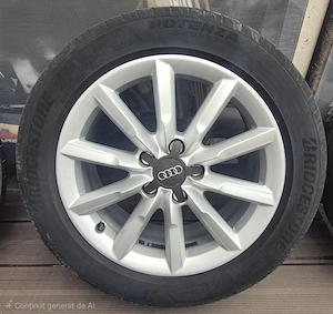 Jante aliaj cu anvelope de vara bridgestone Potenza 225/50/r17 - imagine 2