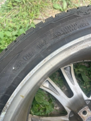 Vând set 4 jante + anvelope iarnă Polaris 5 225/45 R19 96V XL KBA 49830 ET38 - imagine 3