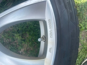 Vând set 4 jante + anvelope iarnă Polaris 5 225/45 R19 96V XL KBA 49830 ET38 - imagine 2