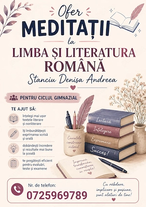 Ofer meditații Limba și literatura română 