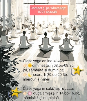 Clase yoga, oriunde te-ai afla!