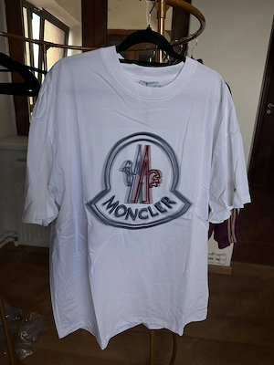 Tricou Moncler Alb 