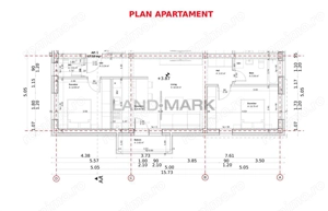 COMISION 0%, Apartament 3 camere in bloc nou, pe Calea URSENI - imagine 2