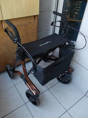 Rolator DIETZ Taima aluminiu cu 4 roti,cadru ortopedic pliabil
