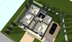 Vand teren Mosoaia, cu fundatie si proiect sau schimb cu apart. 2 camere Pitesti,etaj intermediar - imagine 10