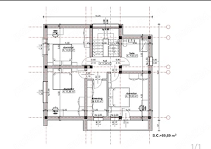 Vand teren Mosoaia, cu fundatie si proiect sau schimb cu apart. 2 camere Pitesti,etaj intermediar - imagine 7