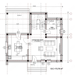 Vand teren Mosoaia, cu fundatie si proiect sau schimb cu apart. 2 camere Pitesti,etaj intermediar - imagine 8
