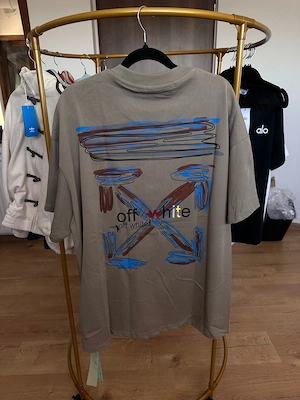 Tricou Off White   GRI   L