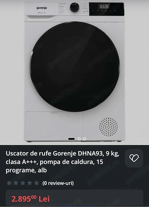Vand uscator NOU