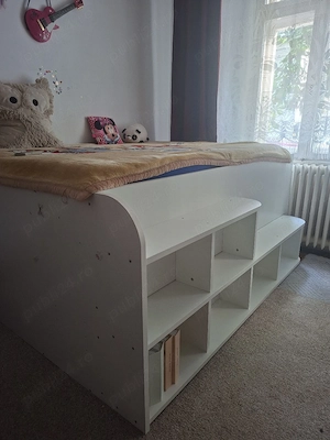 vand pat copii cu saltea stare foate buna dim 2 m lungime  1.40 latime  90 cm analtime