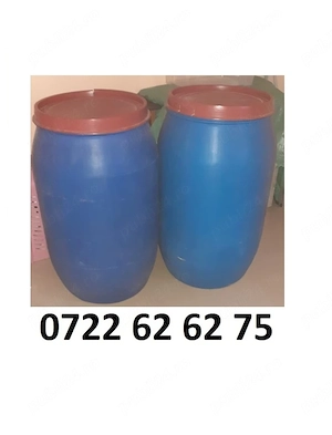 Butoaie PVC gros, 220 litri , 4 buc, Chiajna. preț 80 lei bucata