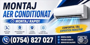 instalare aer confitionat rapid