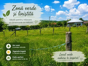 Teren intravilan de vânzare, comuna Rugetu, judet Vâlcea | râu , pădure, utilități și acces asfaltat - imagine 4