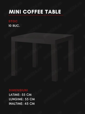 Inchiriez Mese tip lounge cafea pentru evenimente - imagine 3