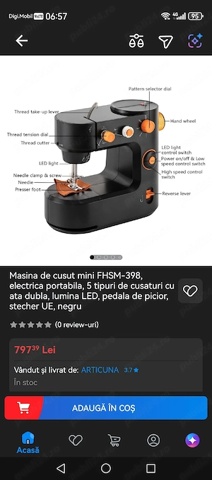 Mașina de cusut 