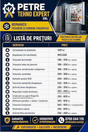 Repatatii frigidere si combine frogorifice