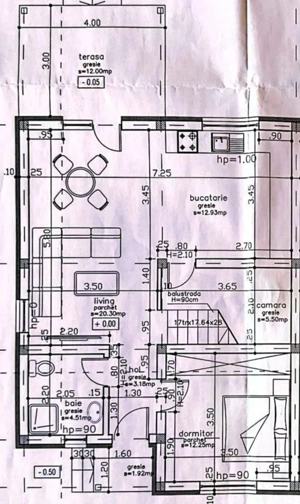 P+1 – 114 mp/utili 5 camere-2 bai – 175.000 Euro Comision 0 - imagine 7