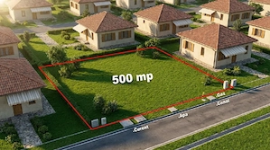 Teren Intravilan cu PUZ aprobat pentru construire casa individuala, insiruite, cu toate utilitatile!