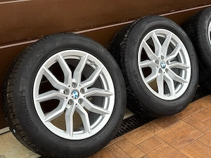Roti complete iarnă BMW X5 X6 G05 G06 - Jante OE Style 734 + Continental WinterContact 265/50 R19 - imagine 2