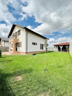 Casa 4 camere nouă Berceni - curte 410 mp - zonă liniștită