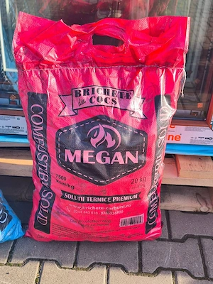 Brichete din Cărbune Petrolier Cocs Megan