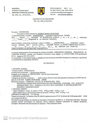Proprietar - Vând 300 mp teren intravilan în Lazu, Județul Constanța, PUZ scos, fără utilități - imagine 6