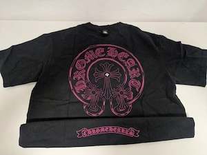 Tricou Chrome Hearts Broderie Black&Pink