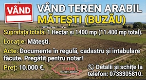 De vânzare teren agricol!