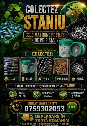 Cositor  Bare Role Pasta Staniu Vidia Pini