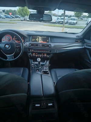 BMW F10 diesel 2014 euro 6 motor 2 L fara adeblu in stare impecabila - imagine 9