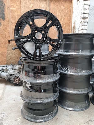 Jante R16 Aliaj 5x110 Platin 7J ET 35 Alfa Romeo Opel Fiat 500x Saab Piano Black  - imagine 2