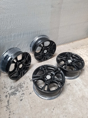 Jante R16 Aliaj 5x110 Platin 7J ET 35 Alfa Romeo Opel Fiat 500x Saab Piano Black  - imagine 5