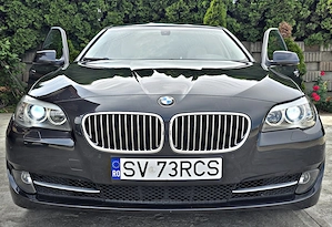 BMW 520D 2011 Luxury 2.0D-184CP Euro 5 Piele Navi Profi Bi-Xenon - imagine 2