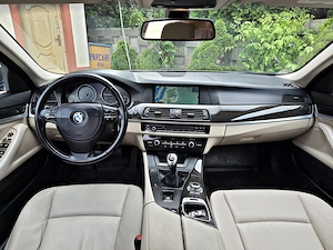 BMW 520D 2011 Luxury 2.0D-184CP Euro 5 Piele Navi Profi Bi-Xenon - imagine 6