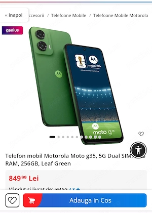vand convenabil telefon nou Motorola g35 5g 