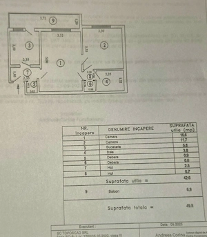 Persoană fizică, vând apartament 2 camere semidecomandat, Mazepa 2 - imagine 3