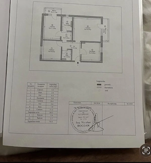 Apartament cu 3 camere, renovat, et 1, Dambovita-Nora - imagine 8