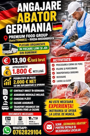 Angajare Abator Germaniaaaaaaa
