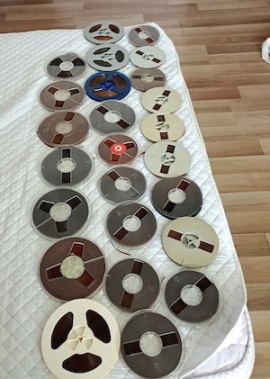 Benzi de magnetofon înregistrate ( 25 benzi) 