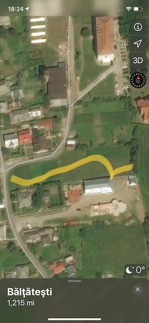 Vand teren în Bălțătești  Neamț. 