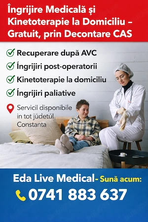 ingrijire medicala si kinetoterapie la domiciliu-decontat CAS integral