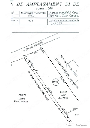 Teren 471 mp+autorizație de construire și proiect casă | Cârcea   Zona Penitenciar Pelendava - imagine 5