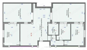 penthouse 4 camere 106.mp utili terase 64 mp - imagine 9